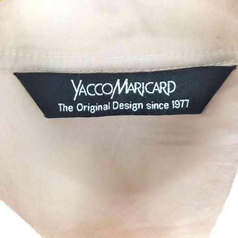 ヤッコマリカルド YACCO MARICARD ピンタックロングスリーブシャツ レディース 2