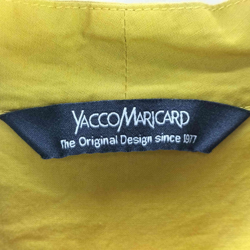 ヤッコマリカルド YACCO MARICARD ピンタックノーカラーシャツワンピース レディース