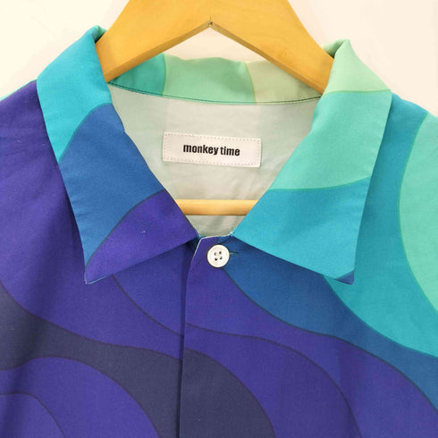 モンキータイム MONKEY TIME VINTAGE SWIRLS PRINT SHIRT メンズ JPN:L
