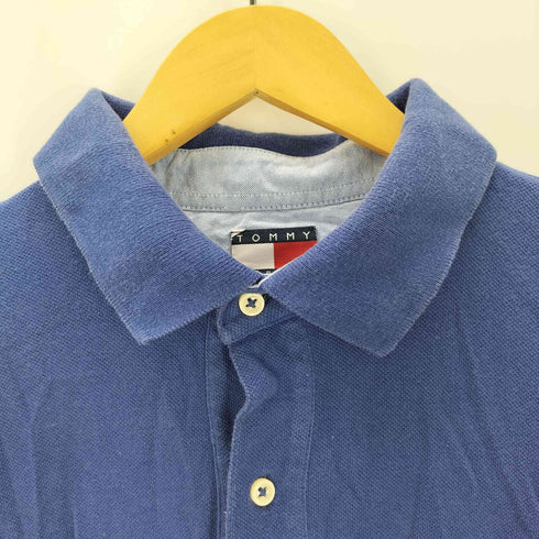 トミーヒルフィガー TOMMY HILFIGER ロゴ刺繍 S/Sポロシャツ メンズ import:L