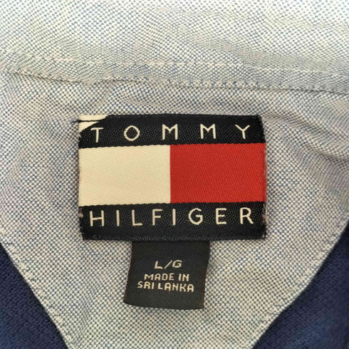 トミーヒルフィガー TOMMY HILFIGER ロゴ刺繍 S/Sポロシャツ メンズ import:L