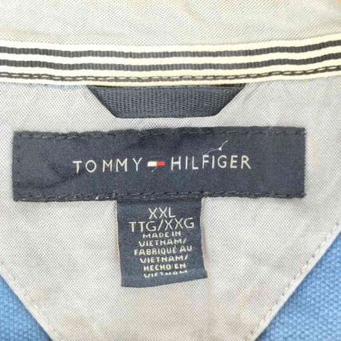 トミーヒルフィガー TOMMY HILFIGER ロゴ刺繍 S/Sポロシャツ メンズ import:XXL