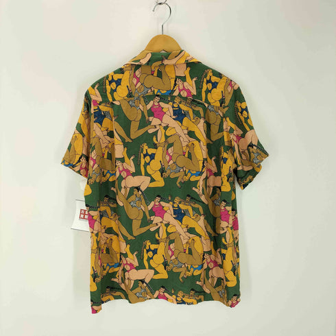 ブレインデッド BRAIN DEAD Hawaiian shirt art by jonnnynegron アロハシャツ メンズ