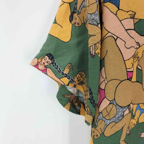 ブレインデッド BRAIN DEAD Hawaiian shirt art by jonnnynegron アロハシャツ メンズ