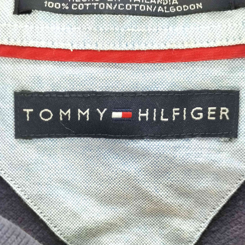 トミーヒルフィガー TOMMY HILFIGER 星条旗 マルチカラー S/Sポロシャツ メンズ import:XXL