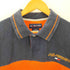 トミーヒルフィガー TOMMY HILFIGER 2トーンカラー S/Sポロシャツ メンズ import:L