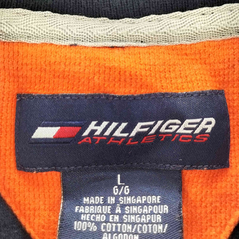 トミーヒルフィガー TOMMY HILFIGER 2トーンカラー S/Sポロシャツ メンズ import:L