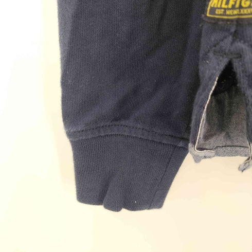 トミーヒルフィガー TOMMY HILFIGER Vintage Fit ワッペン刺繍 レイヤードラガーシャツ メンズ import:XL