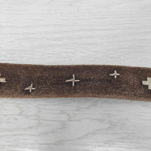 チマヨ刺繍デザインレザーベルト メンズ