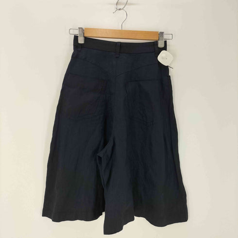 アイエスイッセイミヤケ I.S. ISSEY MIYAKE 七分丈 リネンハーフショーツ レディース 9