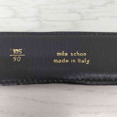 ミラショーン mila schon イタリア製 レザーベルト メンズ 105/90