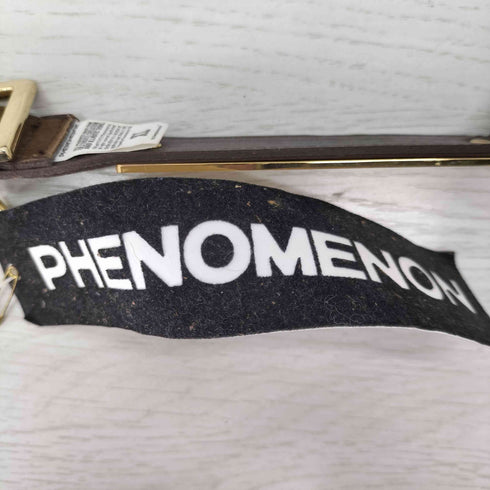 フェノメノン PHENOMENON メタルプレートデザインベルト メンズ
