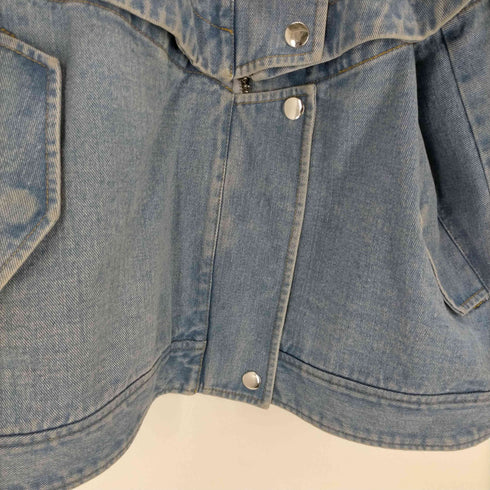 パメオポーズ Pameo Pose 2way Denim Field Jacket レディース
