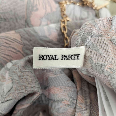 ロイヤルパーティー ROYAL PARTY チェーンストラップジャガードジャンパースカート レディース FREE