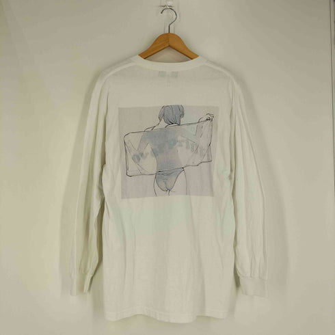 オーバープリント OVER PRINT 両面プリント ロングスリーブTシャツ レディース JPN:L