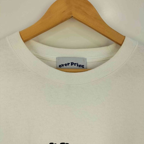 オーバープリント OVER PRINT 両面プリント ロングスリーブTシャツ レディース JPN:L
