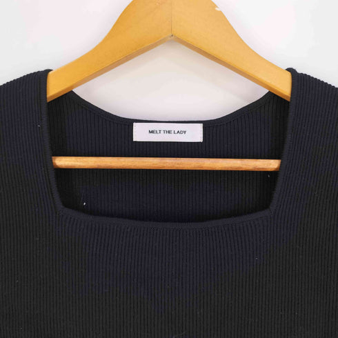 メルトザレディ Melt the lady arm chain knit dress アーム チェーン ニット ドレス ワンピース レディース FREE