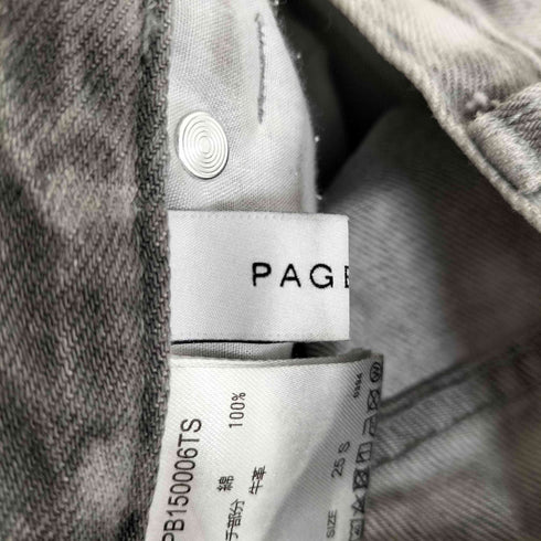 ページボーイ PAGEBOY アシッド デニムパンツ レディース 25S