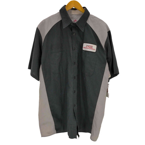 レッドキャップ RED KAP ホンジュラス製 企業ワッペンワークシャツ メンズ import:XL