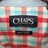 チャップス CHAPS チェック柄 ロゴ刺繍 ショートスリーブボタンダウンシャツ メンズ import:S