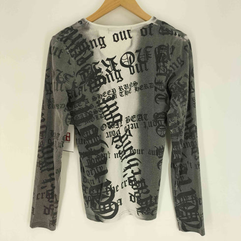 Place plan スカル 総柄 プリント L/S Tシャツ メンズ JPN:M