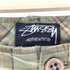 ステューシー Stussy チェック柄カーゴパンツ メンズ 34
