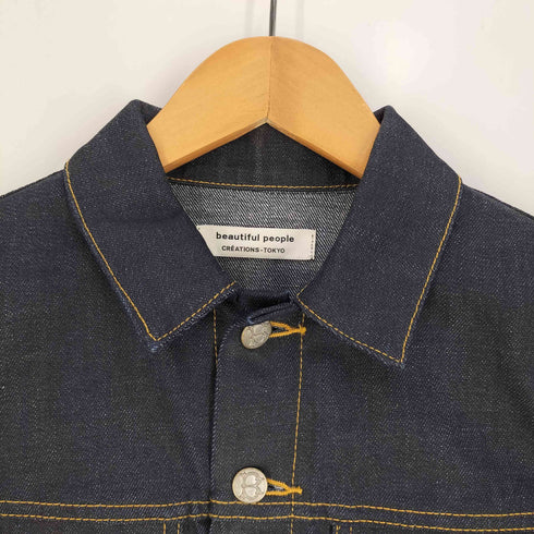 ビューティフルピープル beautiful people selvage denim kids bluson デニムジャケット レディース 150