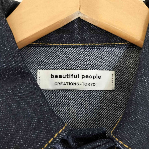 ビューティフルピープル beautiful people selvage denim kids bluson デニムジャケット レディース 150