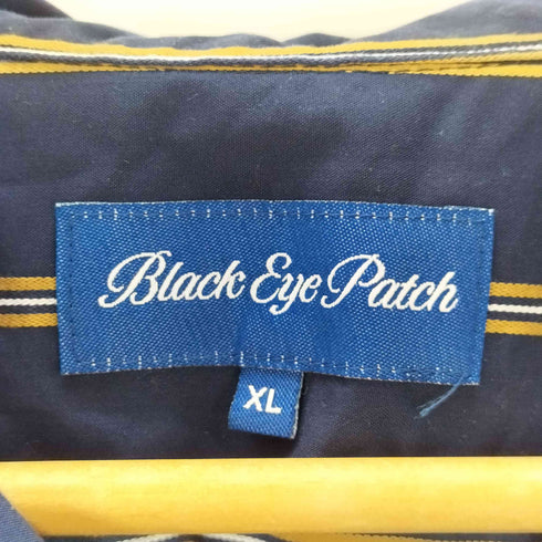 ブラックアイパッチ Black Eye Patch 刺繍 ストライプシャツ メンズ JPN:XL