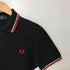 フレッドペリー FRED PERRY 英国製 ワンポイントロゴ刺繍 S/S 鹿の子 ポロシャツ メンズ FR:38