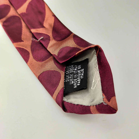 ヴィヴィアンウエストウッドアクセサリー Vivienne Westwood Accessories イタリア製 ワンポイント オーブ ハート柄 シルク ネクタイ メンズ