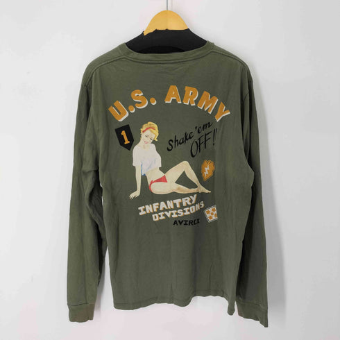 アヴィレックス AVIREX ピンナップガール ロング Tシャツ メンズ import:XL