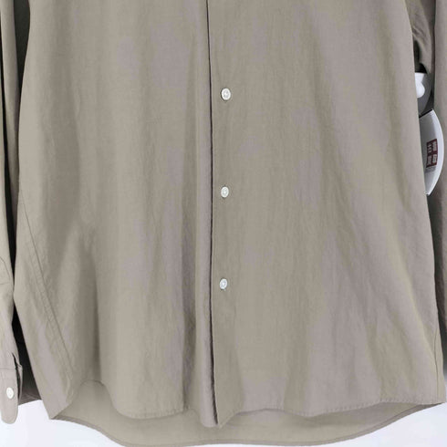 ビューティーアンドユースユナイテッドアローズ BEAUTY & YOUTH UNITED ARROWS ツイスト タイプライター バンドカラー フォルム テーパードシャツ メンズ JPN:M