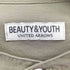 ビューティーアンドユースユナイテッドアローズ BEAUTY & YOUTH UNITED ARROWS ツイスト タイプライター バンドカラー フォルム テーパードシャツ メンズ JPN:M