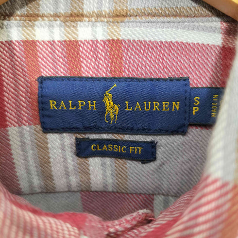 ラルフローレン RALPH LAUREN CLASSIC FIT ポニー刺繍 ボタンダウンシャツ メンズ S/P