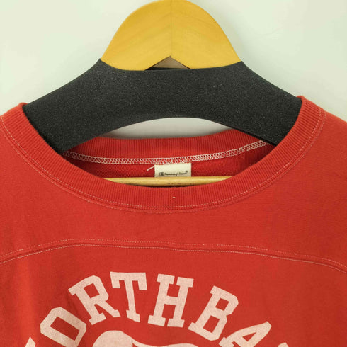 チャンピオン Champion 3段プリント 七分袖フットボールTシャツ メンズ import:L