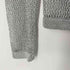 ザラ ZARA METALLIC MESH KNIT TOP レディース import:L