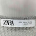ザラ ZARA METALLIC MESH KNIT TOP レディース import:L