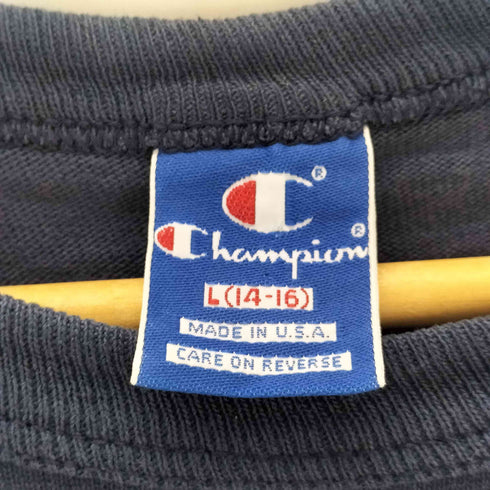 チャンピオン Champion 刺繍タグ ベースボールプリントTシャツ メンズ JPN:L