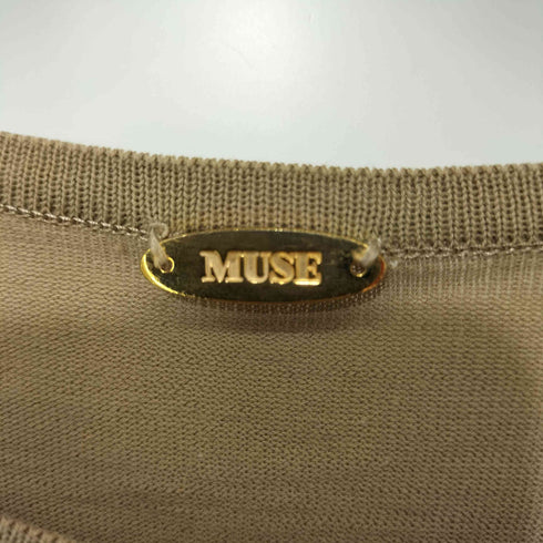 ミューズ MUSE 20SS クルーネック コットンニット レディース JPN:38