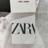 ザラ ZARA リネンS/Sフリルブラウス レディース import:S