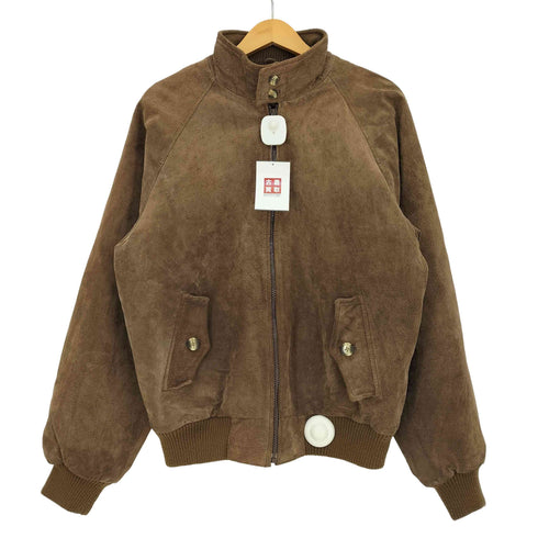 AUTHENTIC IMPORTS INC スエード 中綿 ハリントンジャケット スイングトップ メンズ US:40