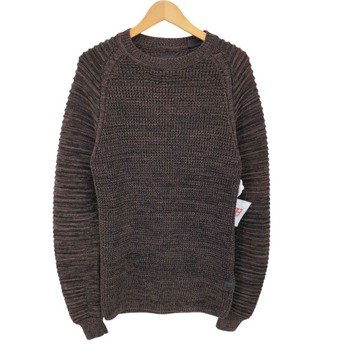 ジースターロー G-STAR RAW Suzaki Knit デザイン コットン L/S クルーネック ニット レディース import:S