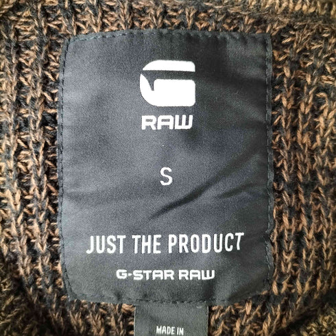 ジースターロー G-STAR RAW Suzaki Knit デザイン コットン L/S クルーネック ニット レディース import:S