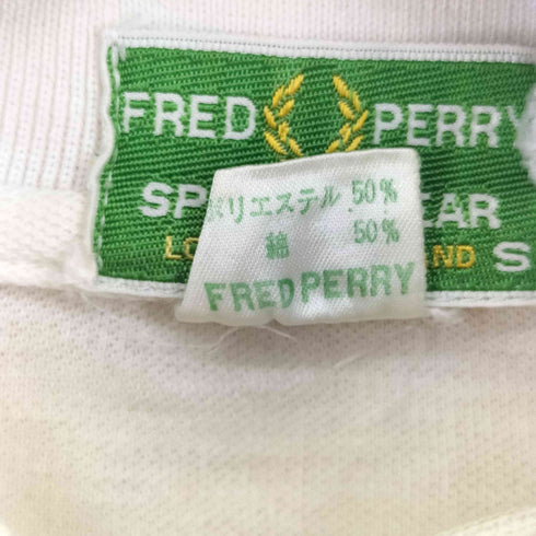 フレッドペリー FRED PERRY 80S ワンポイント刺繍 L/S ポロシャツ メンズ import:S