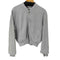 ザラ ZARA メタリックスレッド ニット ボンバージャケット レディース import:L