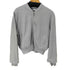 ザラ ZARA メタリックスレッド ニット ボンバージャケット レディース import:L
