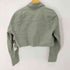 ザラ ZARA クロップドワークシャツジャケット レディース import:M
