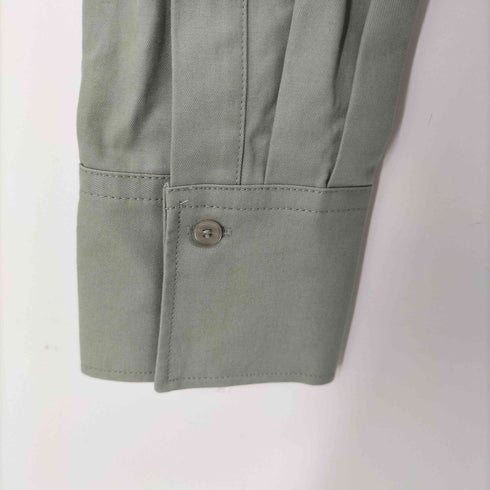 ザラ ZARA クロップドワークシャツジャケット レディース import:M
