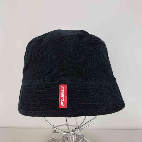 フブ FUBU ロゴパッチ コーデュロイ バケットハット メンズ FREE